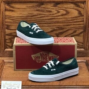 Vans Authentic Pig Suede Darkest Spruc Shoes‎